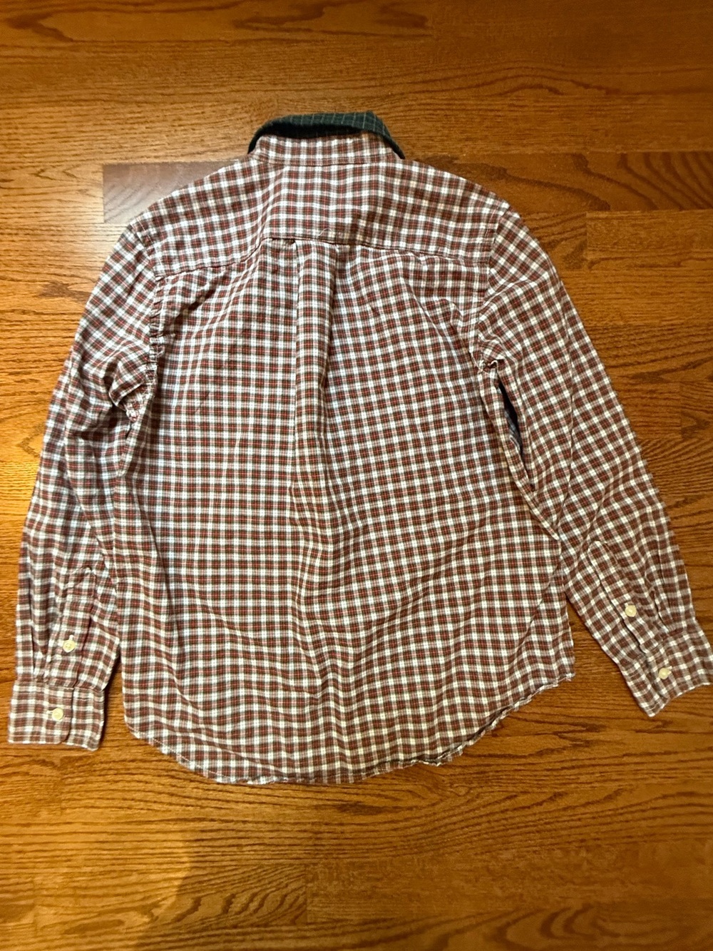Ralph Lauren Plaid Button-Down Shirt Sz 10-12 - Picture 3 of 5